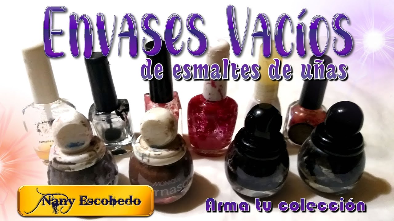 ✨Armá tu colección 🌞con envases de esmaltes para uñas vacíos