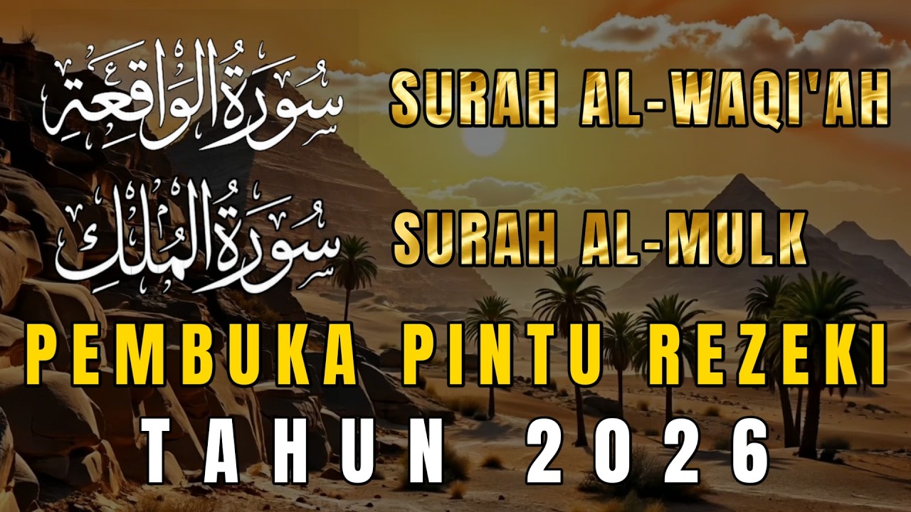 SURAT AL-MULK & SURAT AL-WAQI'AH PEMBUKA PINTU REZEKI DI TAHUN 2026