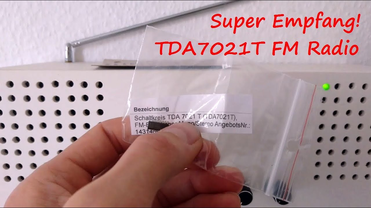 Analoges Radio FM TDA7021T - Vorstellung und Beschreibung | Nachteile und Vorteile