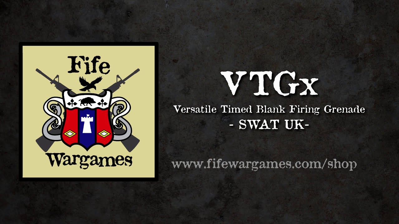 VTGx - all metal blank-firing grenade for airsoft, military training, or collection and display.