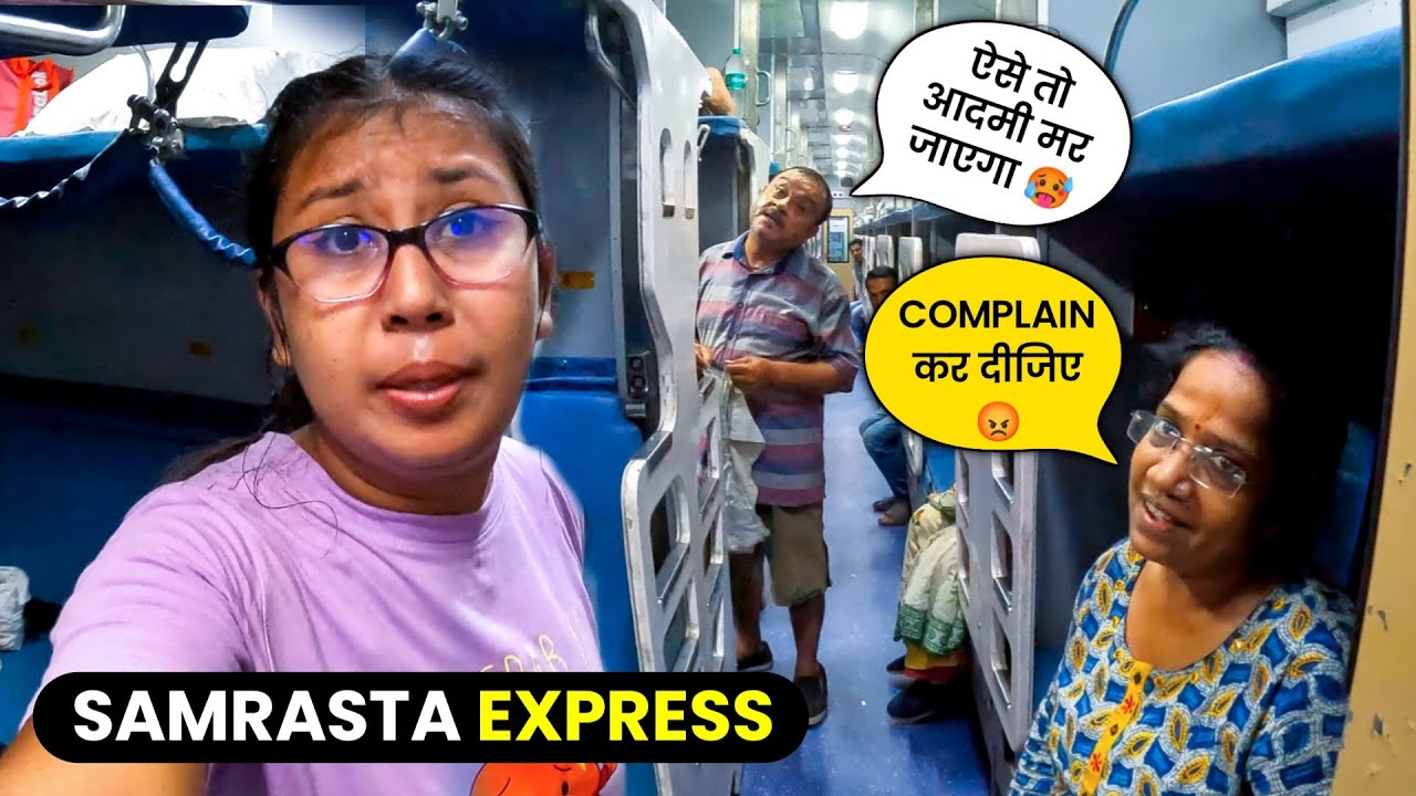 39 Hours Train Journey in Samrasta Express From Kolkata Shalimar To LTT | Howrah To Mumbai Train
