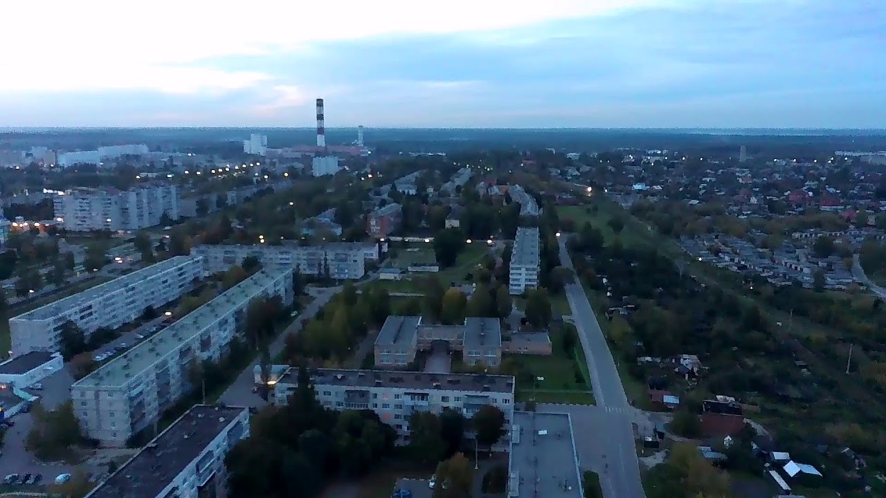 Электрогорск. Вид с птичьего полёта