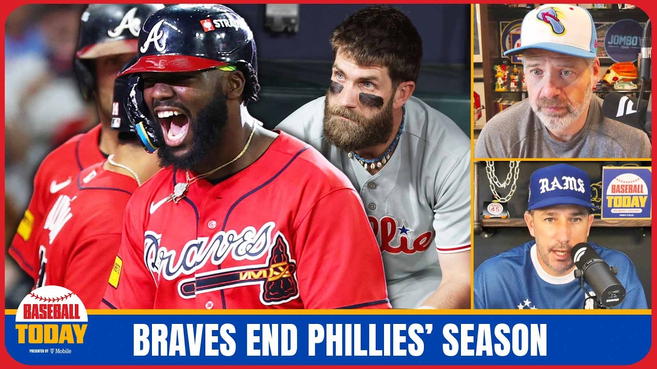 Braves end the Phillies season... MLB division series are next! | Baseball Today