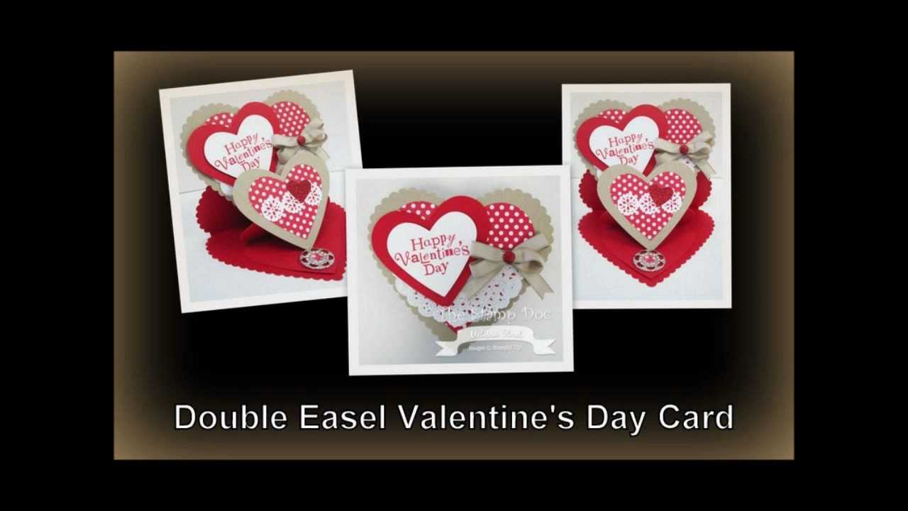 Double Easel Valentine's Day Card