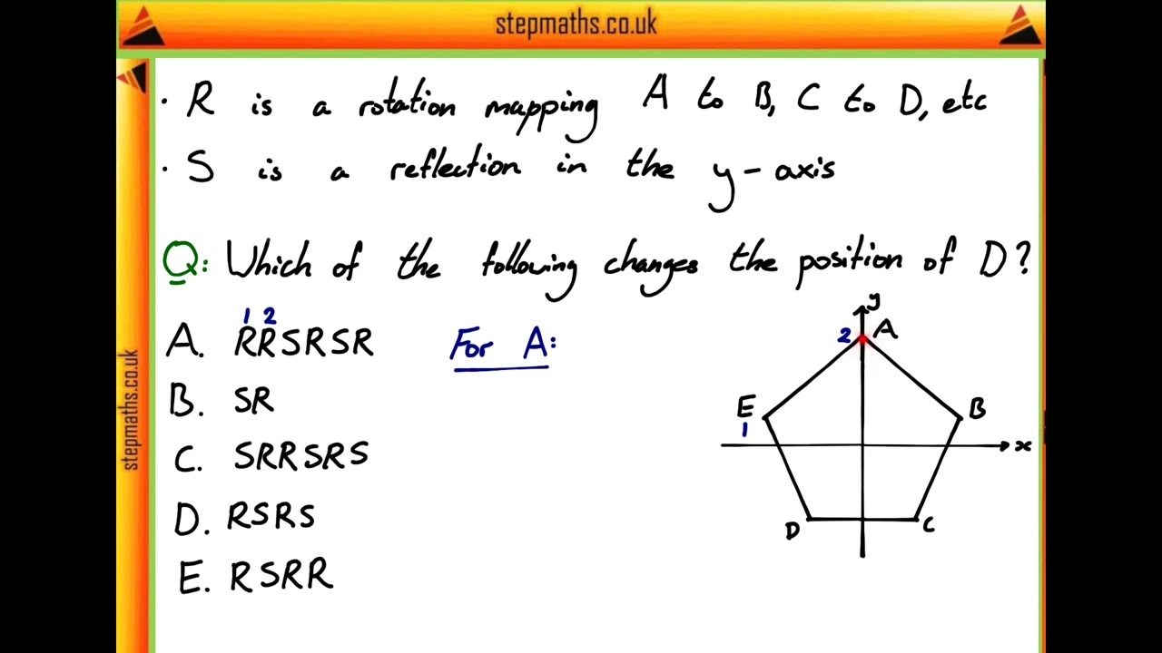 IMAT 2012 Q78 - Maths - Transformations.mov
