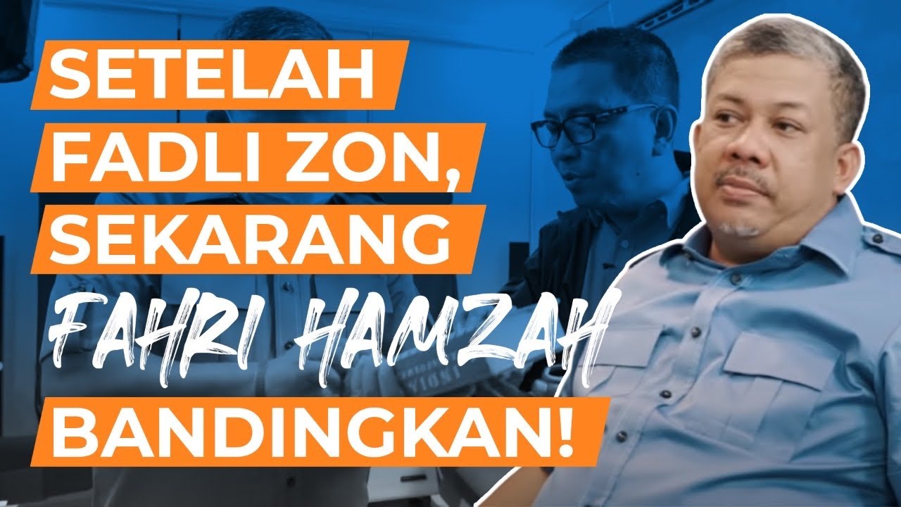 Setelah Fadli Zon Sekarang Fahri Hamzah. Bandingkan!!