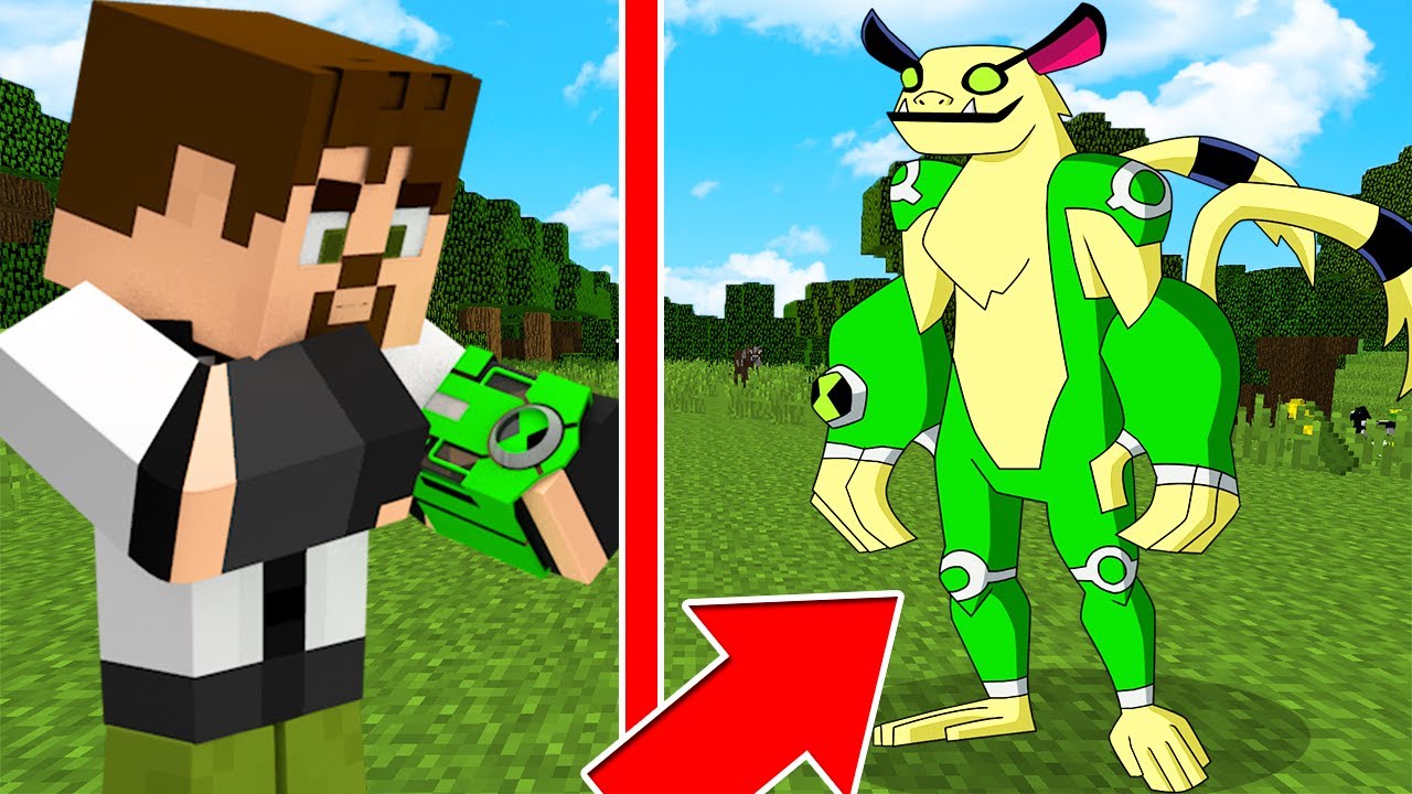 BEN 10.000 YENİ UZAYLI İLE AİLESİNİ ARIYOR! - Minecraft