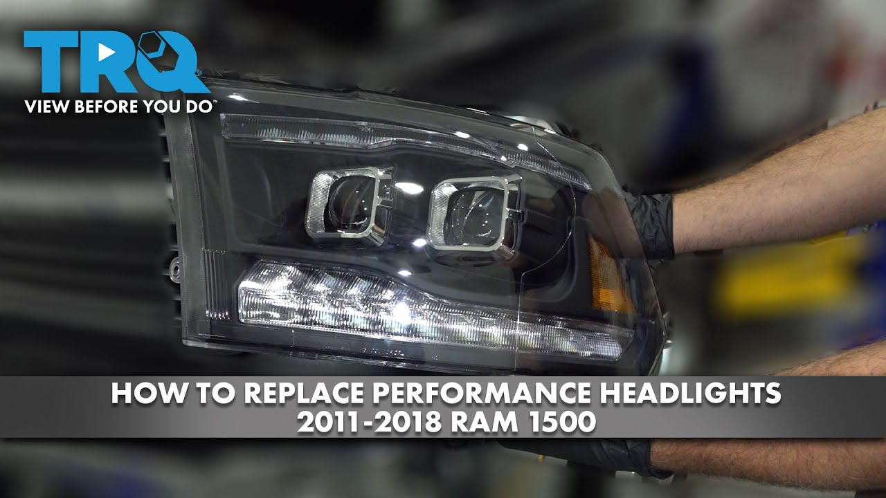 How to Replace Performance Projector Headlights 2011-2018 Ram 1500