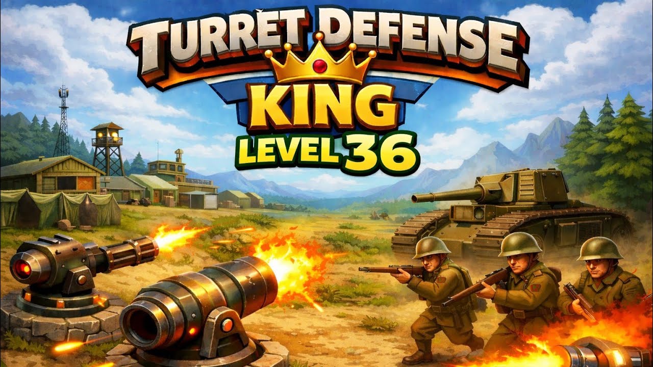 Turret Defense King level 36 walkthrough 