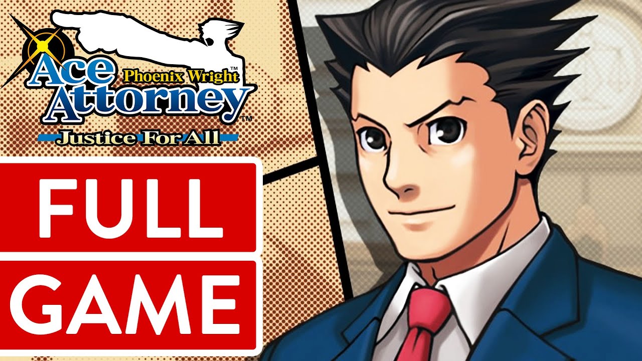 Phoenix Wright Ace Attorney Justice for All PC FULL GAME Longplay Gameplay Walkthrough Playthrough