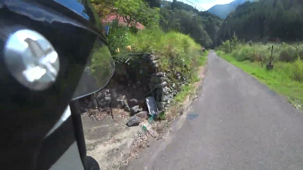 01 KLX230　慣らし運転 上湯川下湯川から護摩山