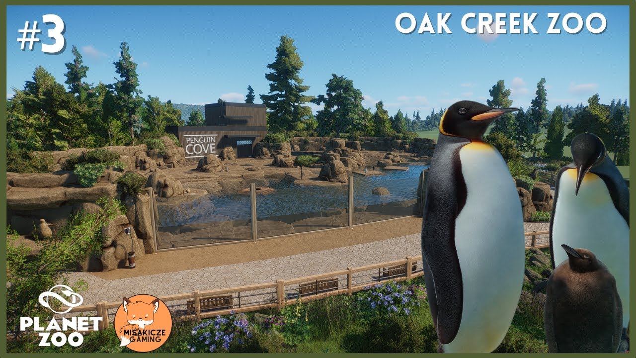 King Penguin Habitat | Oak Creek Zoo | Ep. 3 l Planet Zoo 🦒