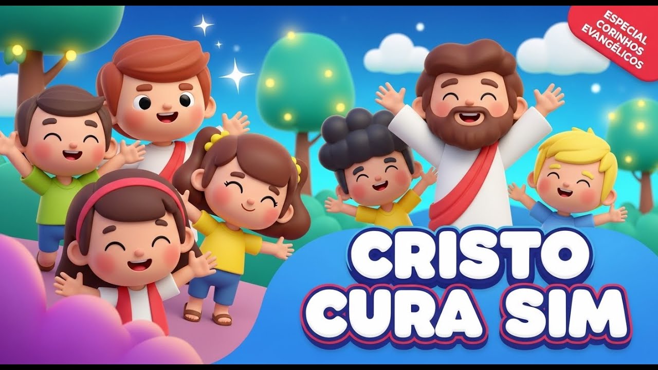 Cristo Cura Sim - Harpa Cristã 🎶 (Versão Infantil) | Hino 07 - Corinho Evangélico