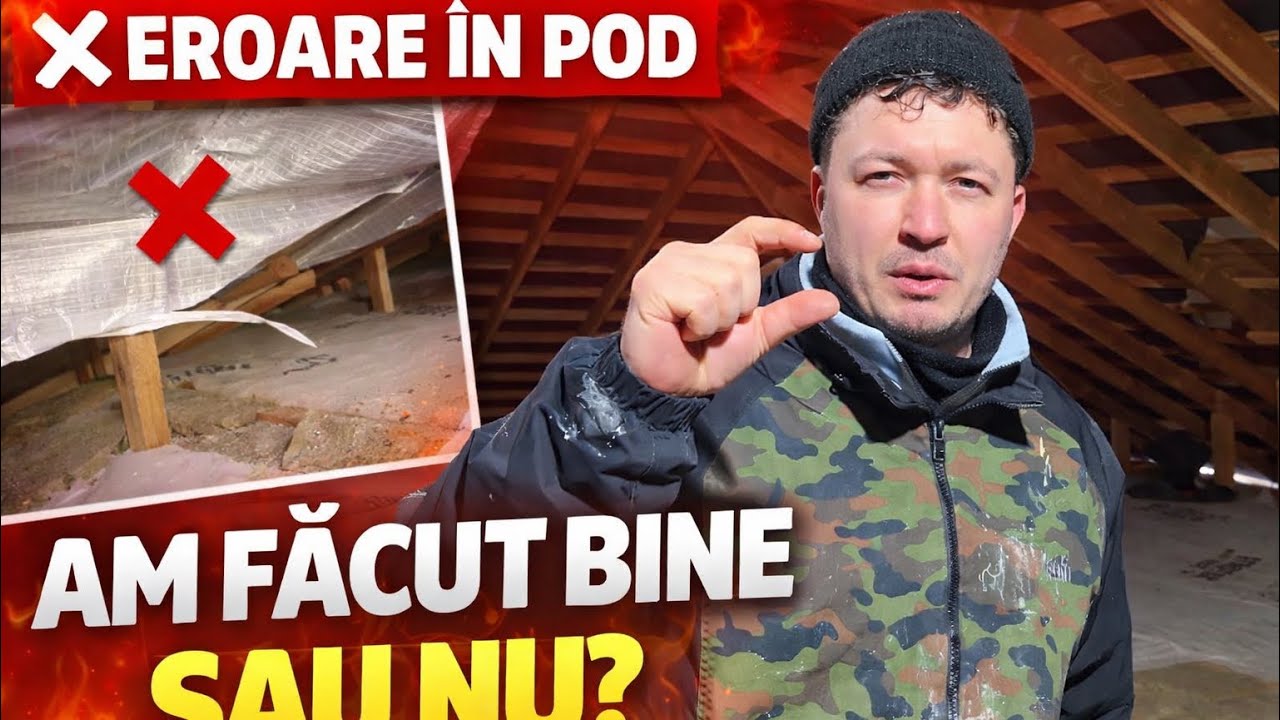 Ce se întâmplă dacă NU pui barieră de vapori în pod