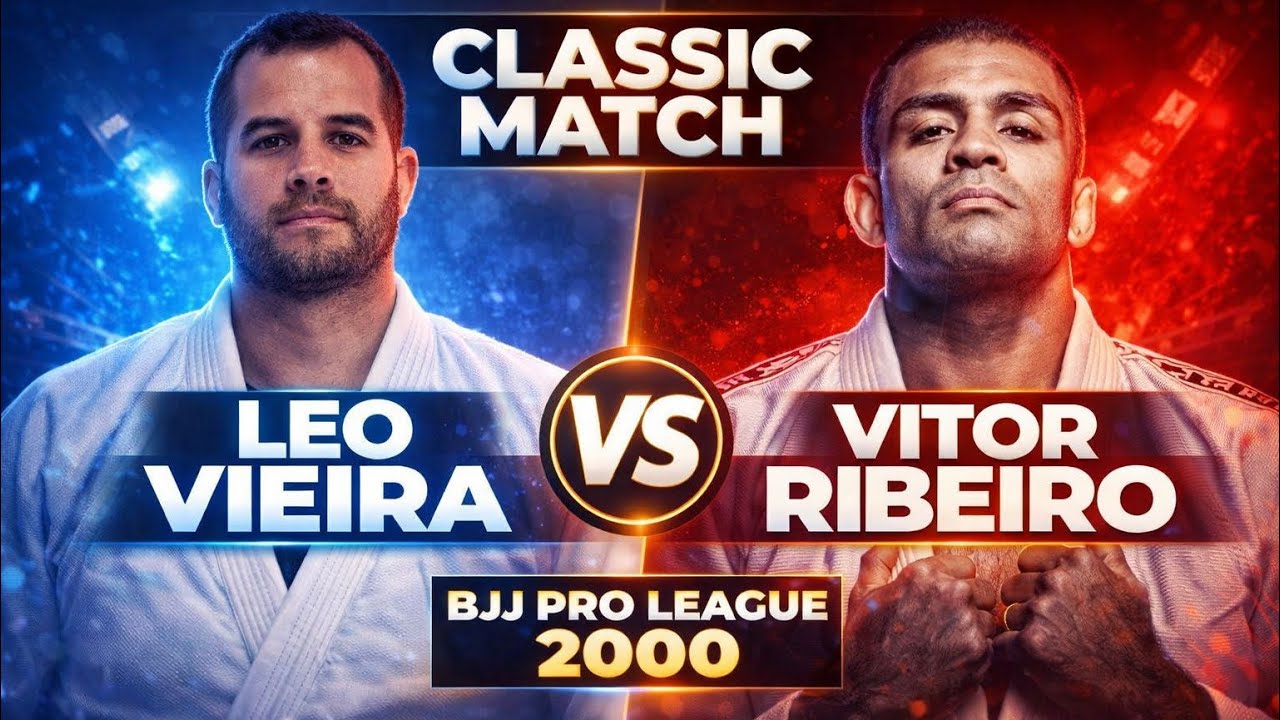 LEO VIEIRA JIU JITSU MATCH vs VITOR SHAOLIN RIBEIRO   Pro League 2000 OLD SCHOOL BJJ