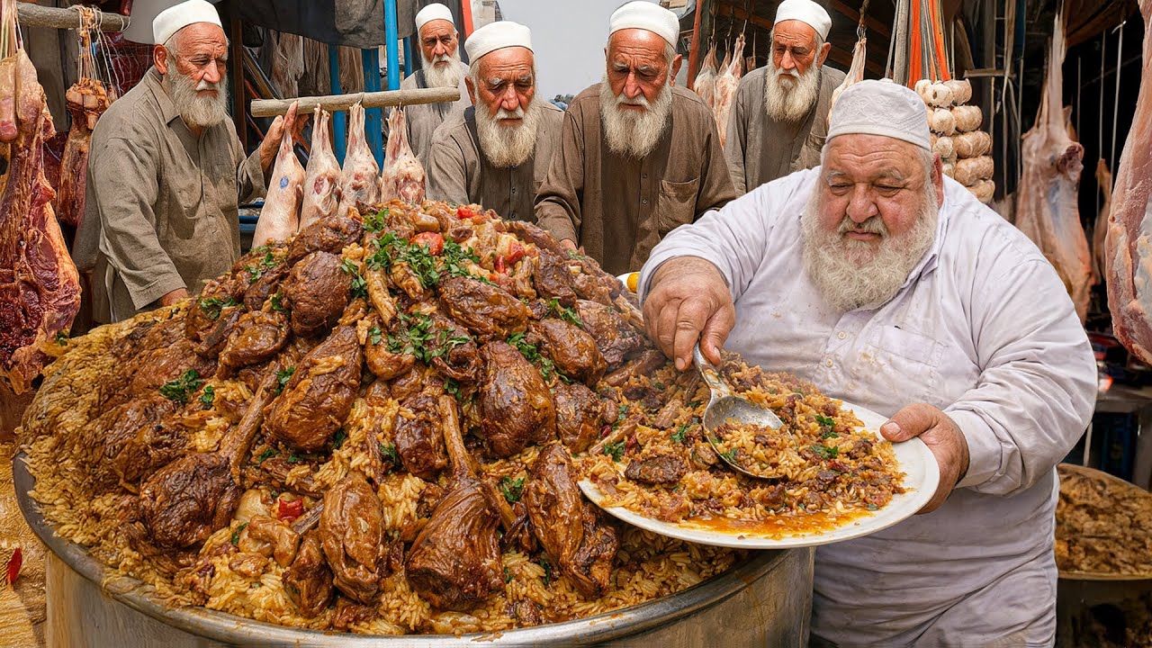 Afghanistan most cheap street food | Kabuli pualo | Biryani recipe | Rosted Chicken | Punjabi Curry
