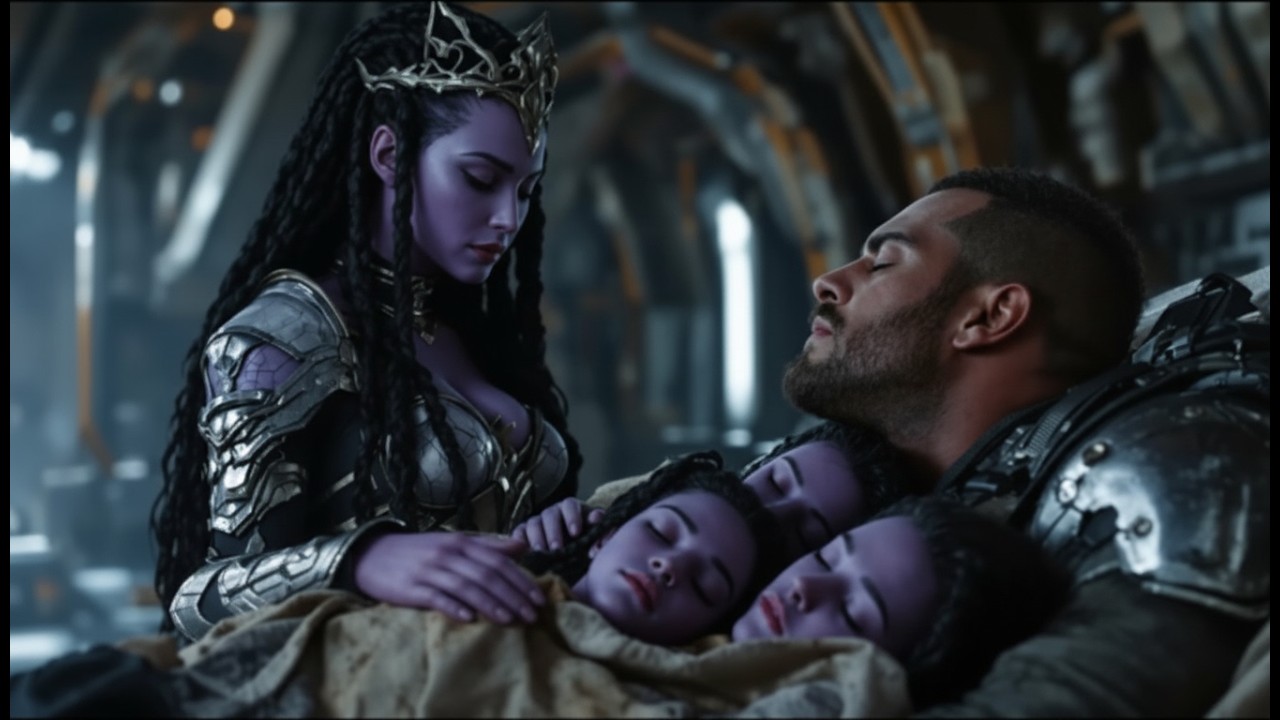 The Alien Queen Panicked When Her Daughters Vanished—Then Found Them Sleeping on a Human