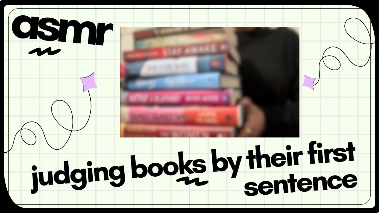 asmr judging more books on my tbr based on their opening lines