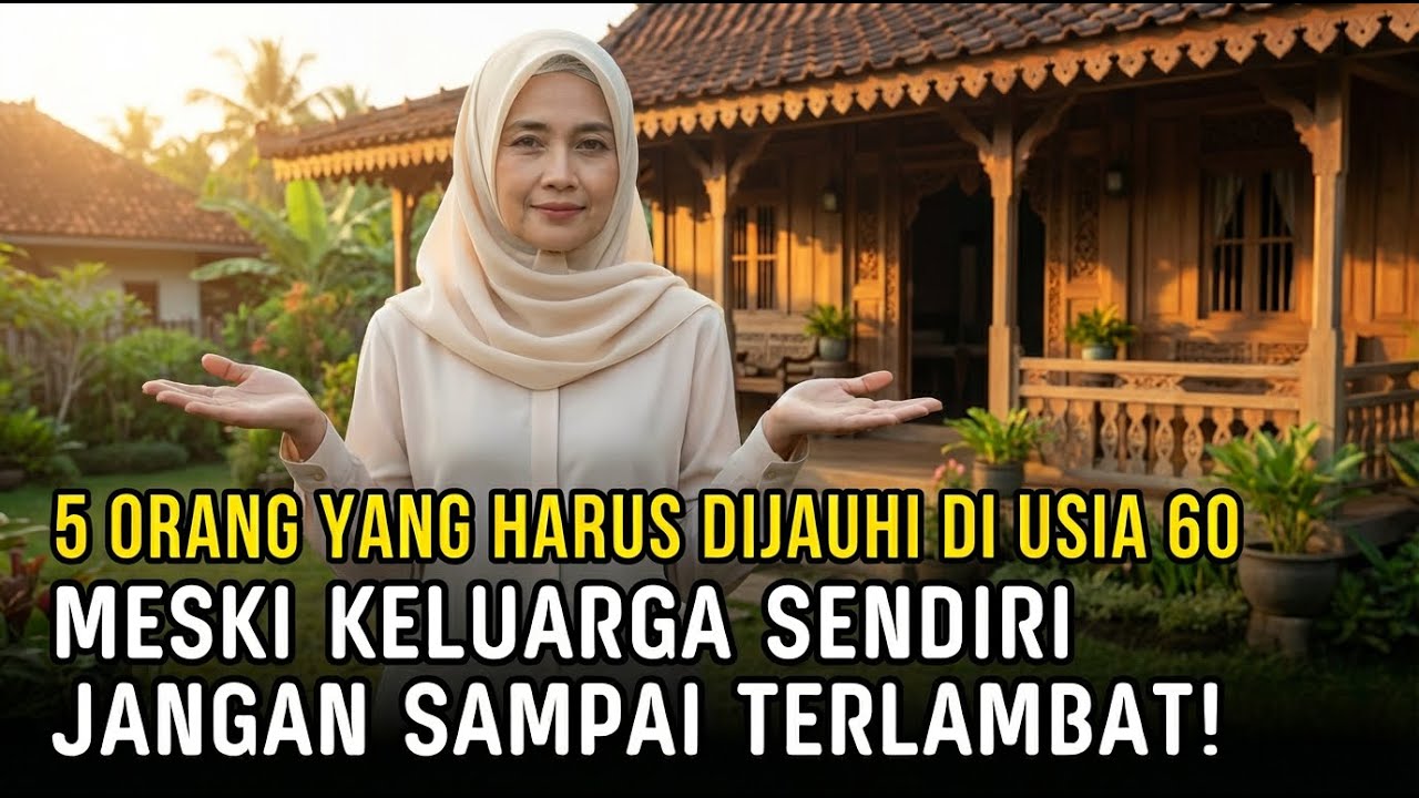 Hidup Tenang di Usia 60? Hindari Orang Ini Karena Akan Merusak Hidupmu - Lansia Bahagia