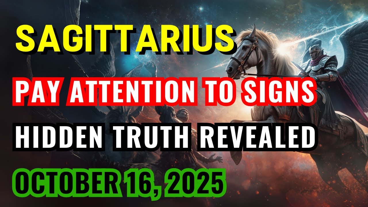 𝐒𝐚𝐠𝐢𝐭𝐭𝐚𝐫𝐢𝐮𝐬 ♐ WOW😱 SPIRITUAL LESSON REVEALED❗😇 Horoscope for today OCTOBER 16 2025🔮 #horoscope