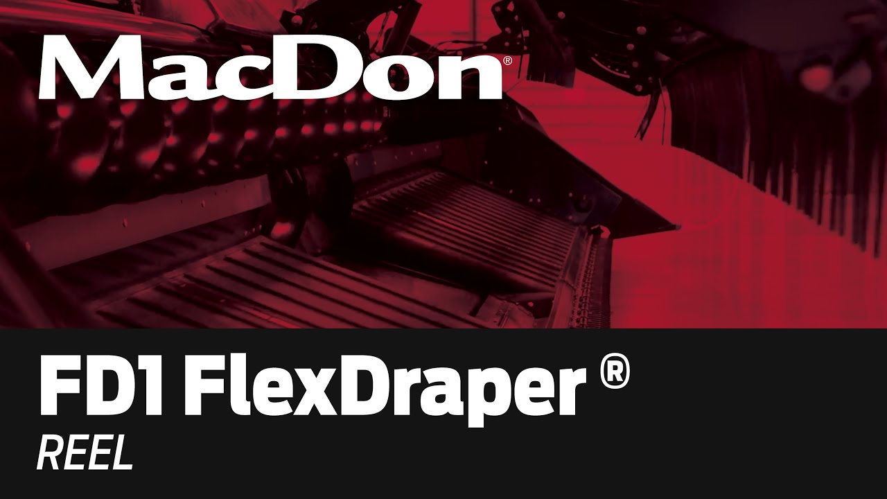 FD1 FlexDraper® Header Walk-Around - Reel