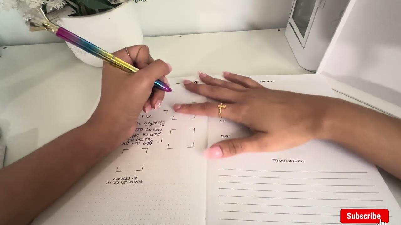 ASMR- VERSE MAPPING JOURNAL 📔 ( CLICKY WHISPERING)