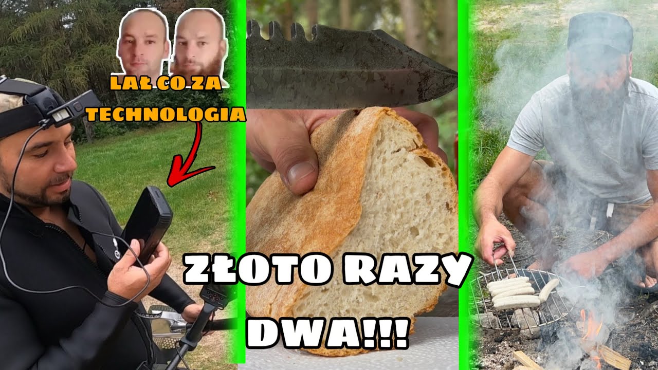 PIKNIK BYŁ ZŁOTY! sprzęt do szukania złota nigdy nie zawiódł DWA ZŁOTA…..