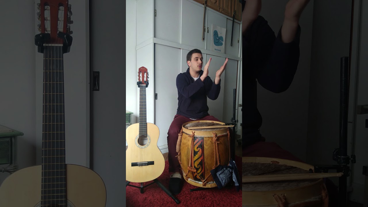 Tutorial de percusión para tocar chacarera con bombo leguero