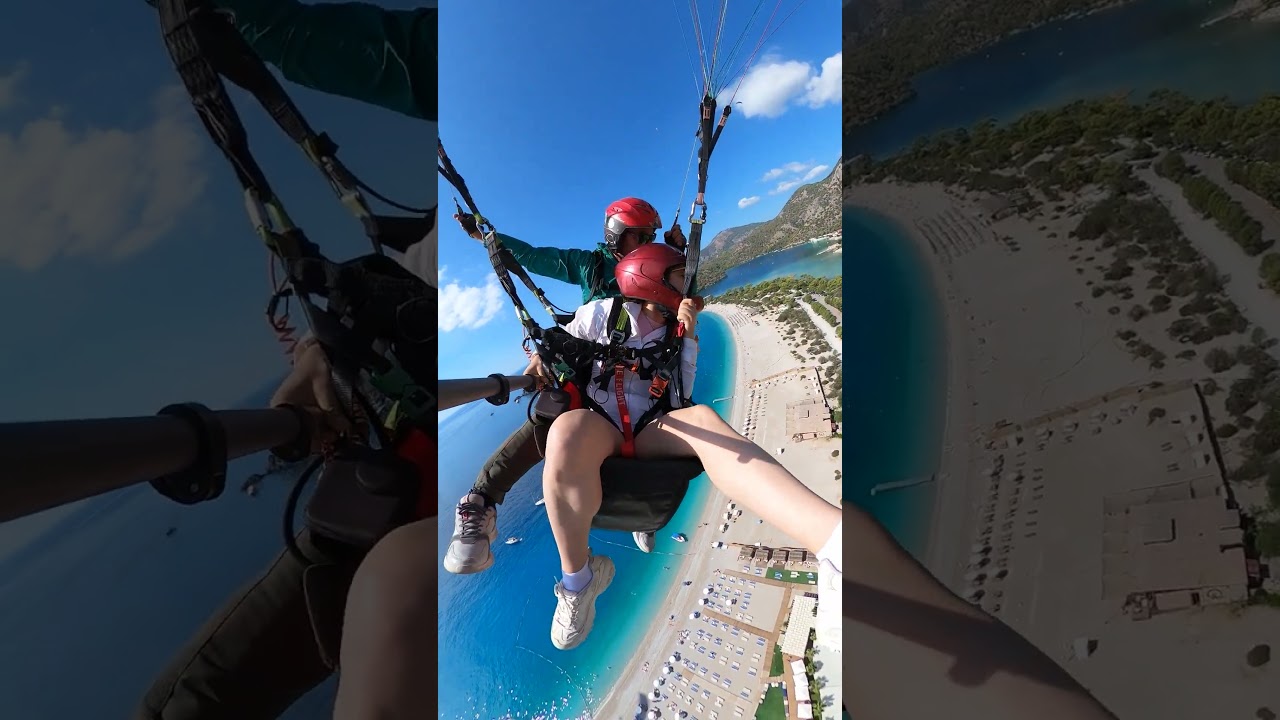 My Chinese passenger vomited #hasankaval #paragliding#shortsvideo #reaction #shorts