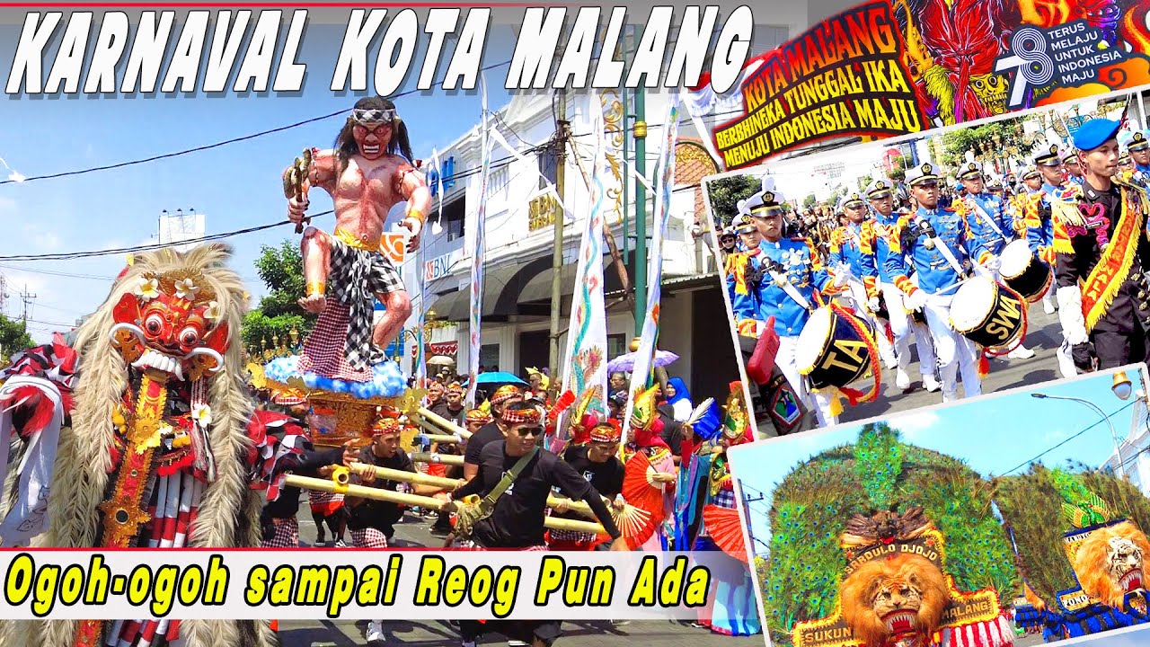 Karnaval Kota Malang Meriah dalam acara HUT 78 Indonesia
