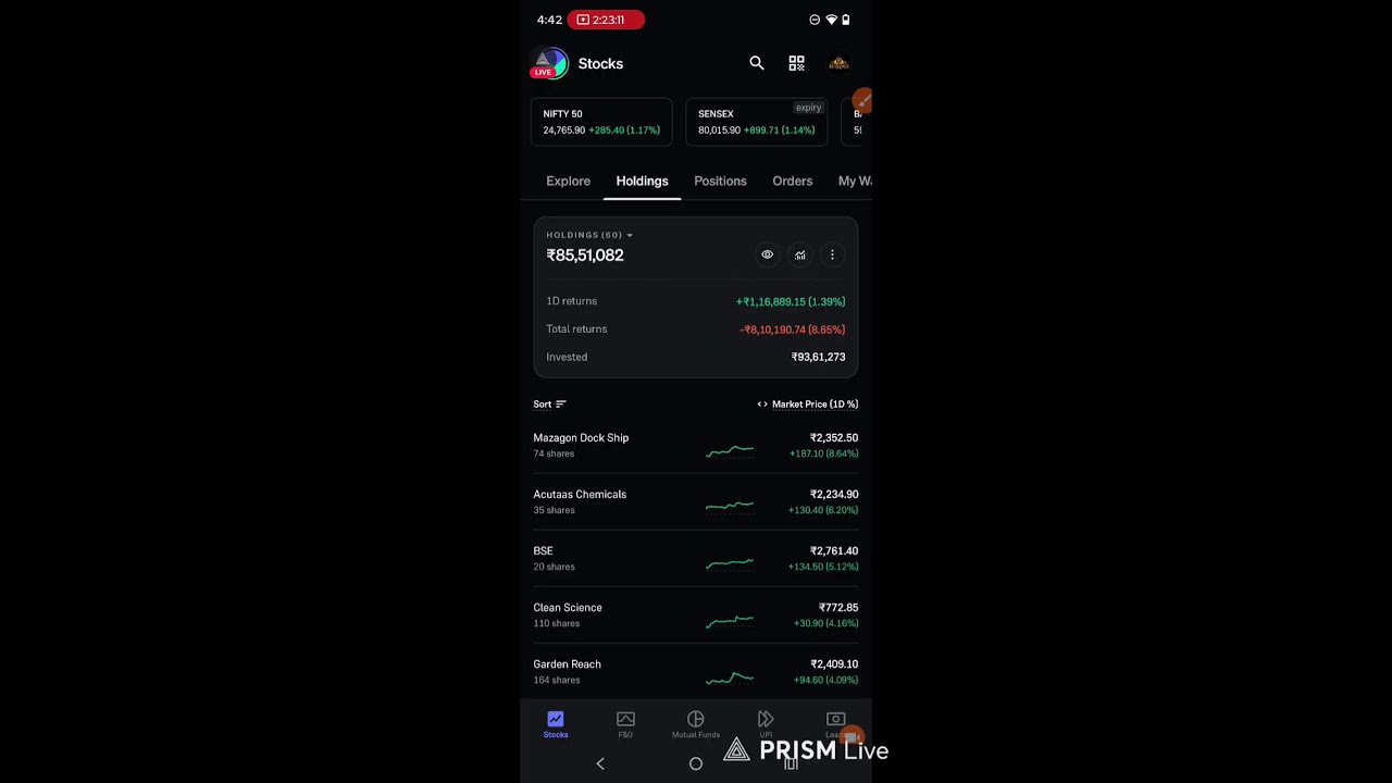 🔥LIVE Stock Market Portfolio |Longterm Investment | Shares Fundamentals Explain.