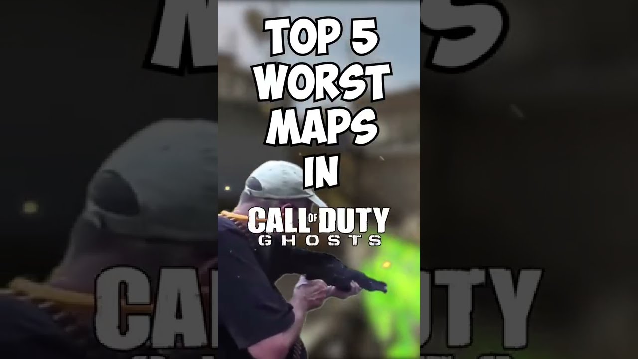 ТОП-5 ХУДШИХ КАРТ В GHOSTS | Шорты Call of Duty