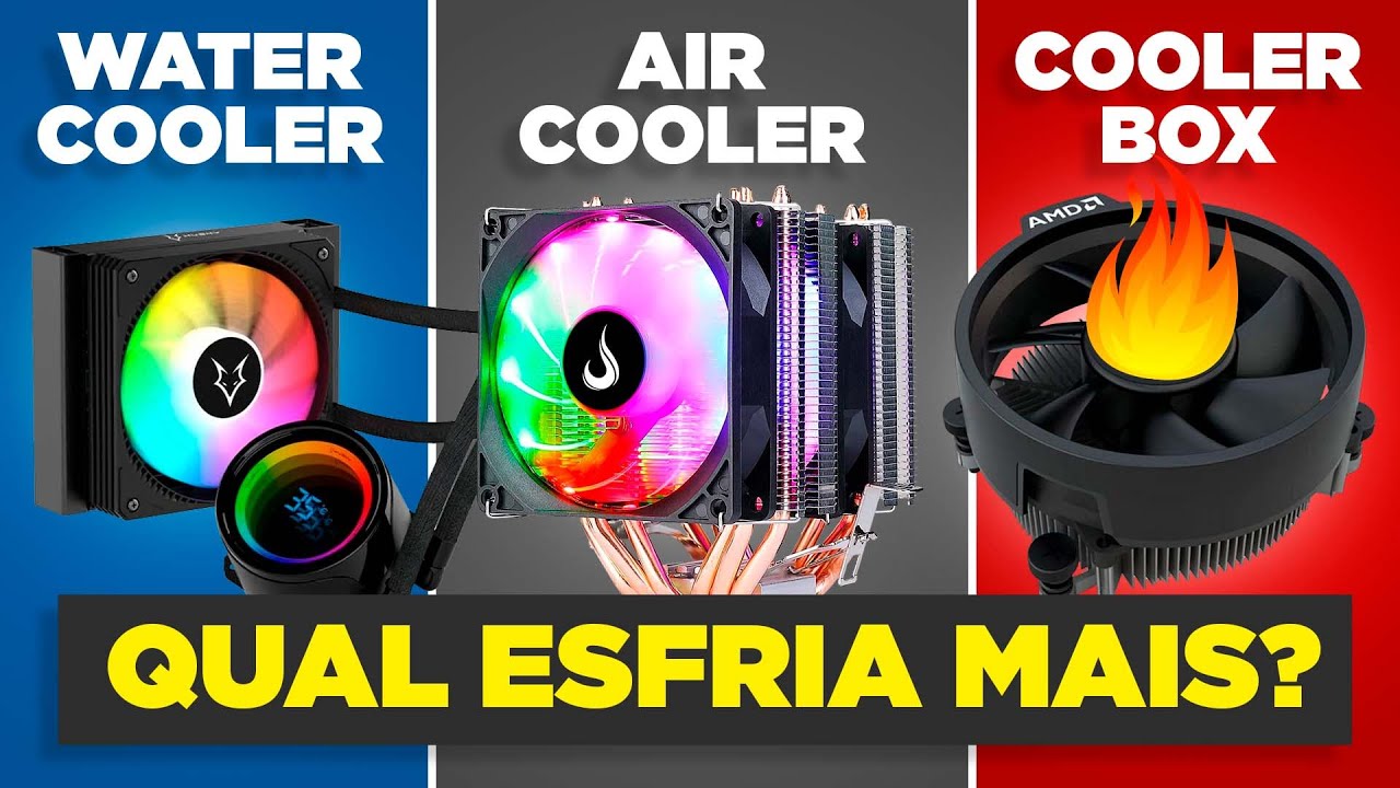 Water Cooler vs Air Cooler vs Cooler Box: Teste REAL com Ryzen 5800X!