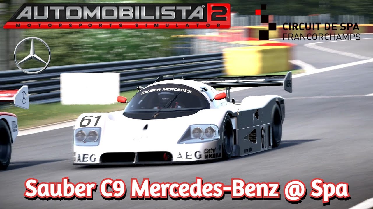 Automobilista 2 : Sauber C9 Mercedes-Benz @ Spa