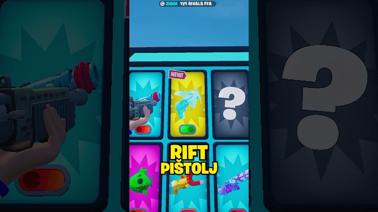 Kako otključati Rift Pistol u 1v1 Rivals 🤯 #fortnite
