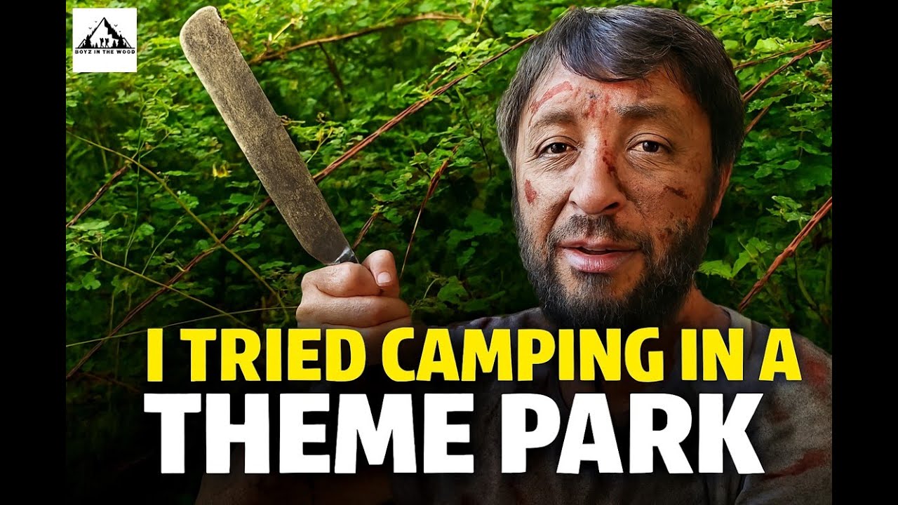 I Tried Camping In A Theme Park