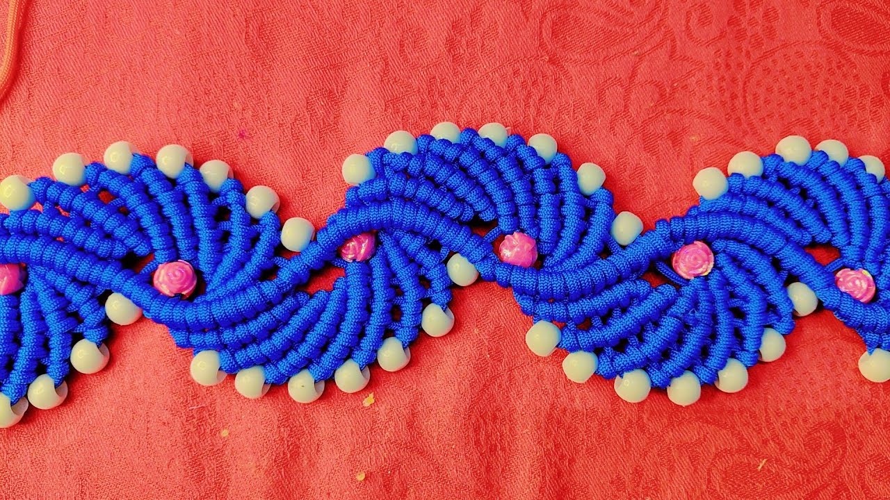Macrame Toran New Design | macrame Toran wall hanging #youtube #viral #videos#subscribe live class 6