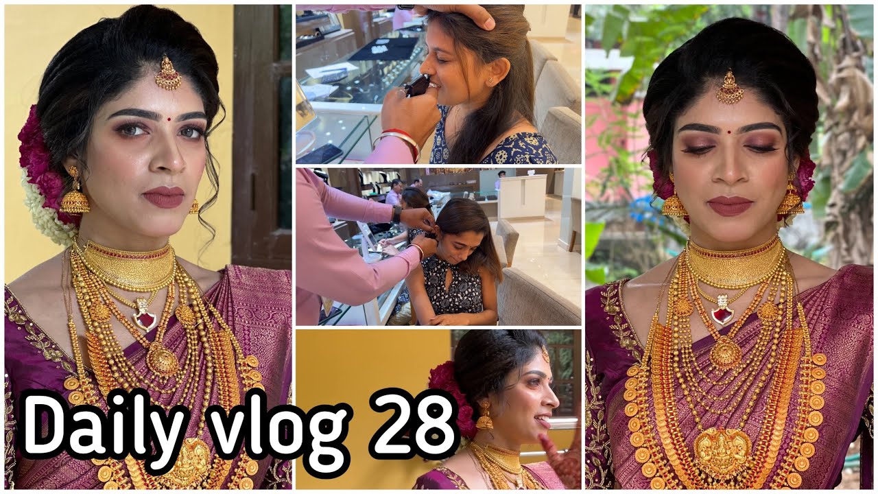Anusree's wedding || 👃 👂piercing || Daily vlog 28