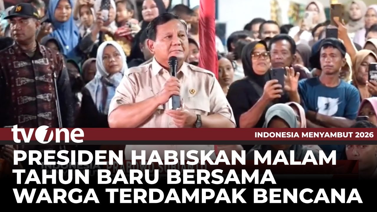 Presiden Prabowo Rayakan Tahun Baru 2026 Bersama Warga Tapanuli Selatan | Indonesia Menyambut 2026