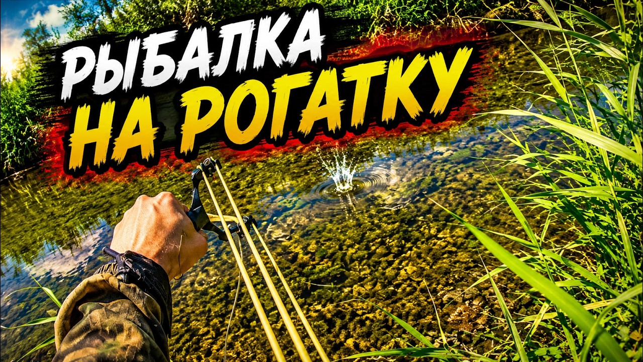 Рыбалка с Рогаткой: Искусство прицельной ловли! #рыбалканарогатку#fishing#2024 #slingshot #top #рыба