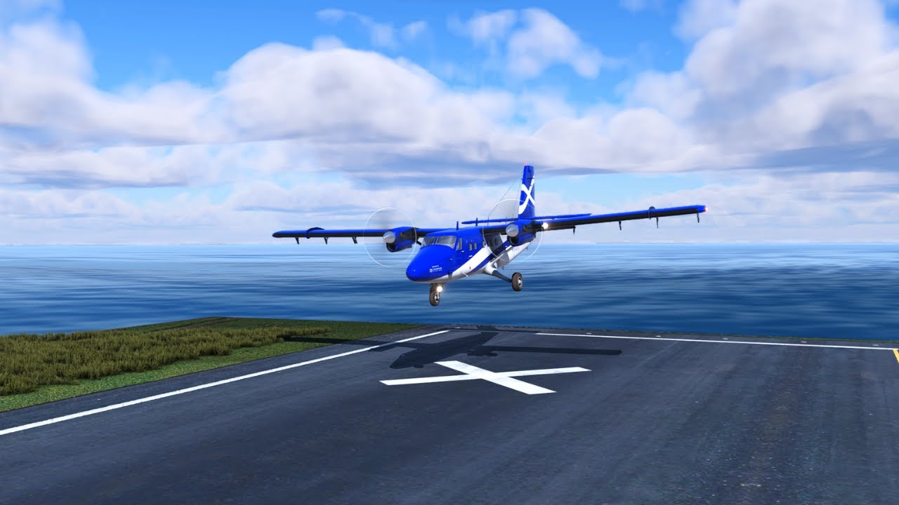 Buttering the Twin Otter at Saba in X-plane 11! (-65 FPM) 