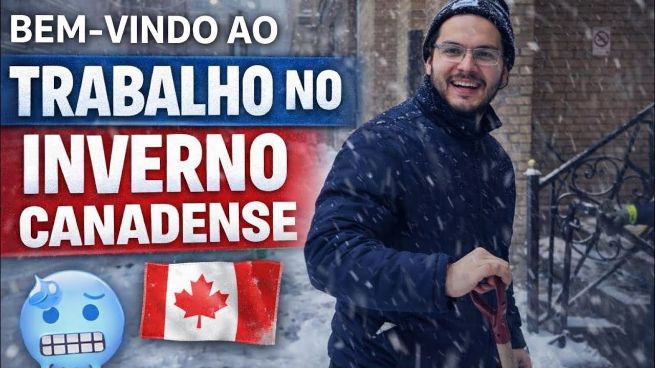 Trabalhando no meio da nevasca no Canadá | Vlog de inverno