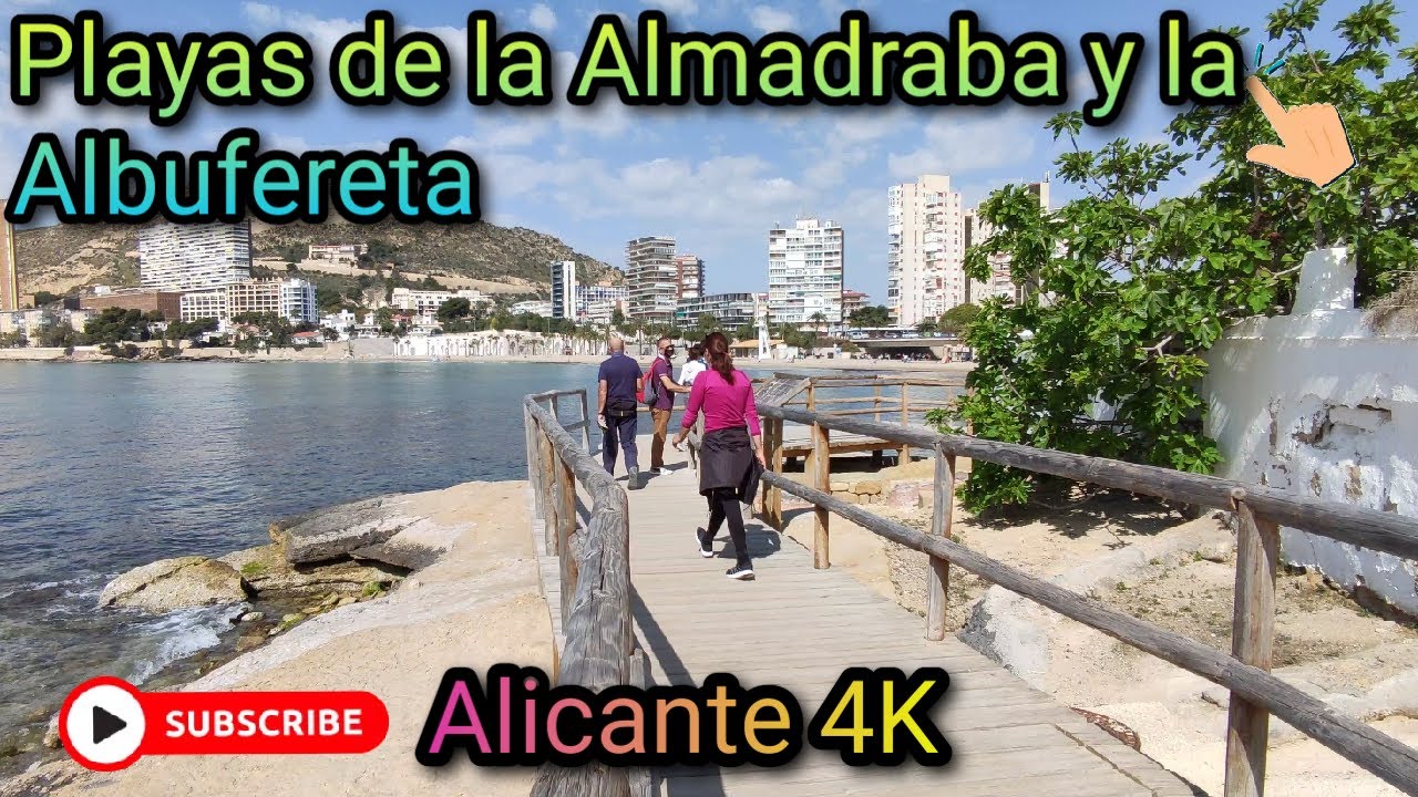 ALICANTE 4K- Paseo playa de la Almadraba a la Albufereta.POCO X3 NFC.