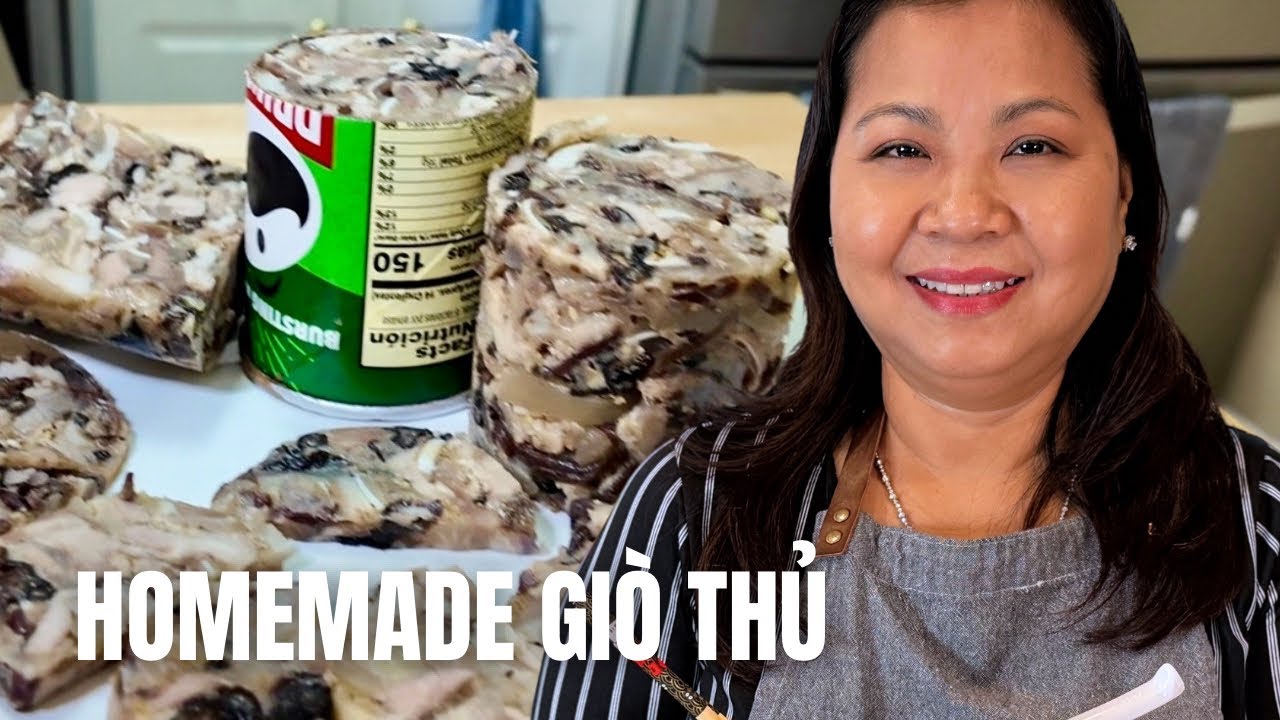Giò Thủ Cho Tết 🎊 | Vietnamese Head Cheese (Eng Sub)