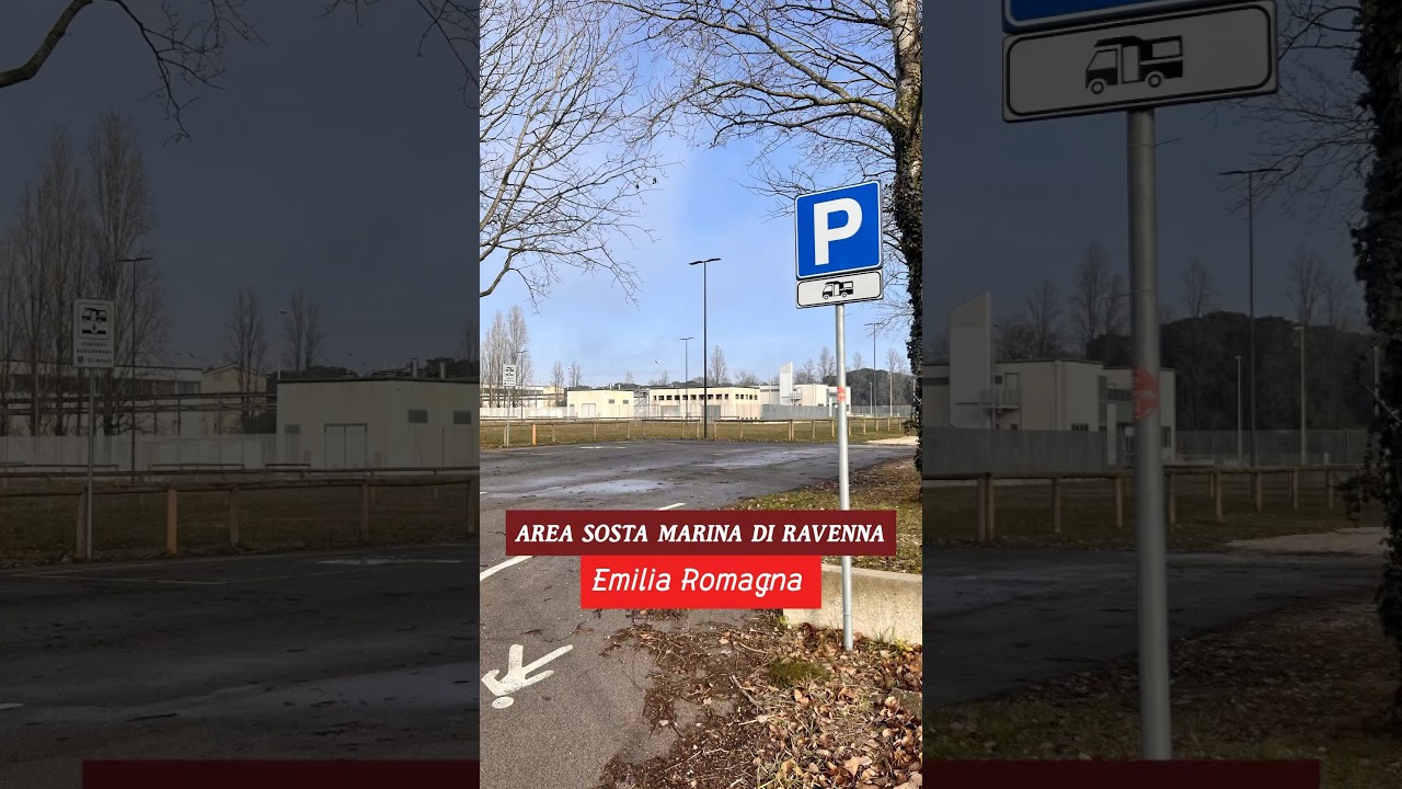 Area sosta camper a Marina di Ravenna in Emilia Romagna gratuita?Guarda il video fino alla fine 🚐🙏