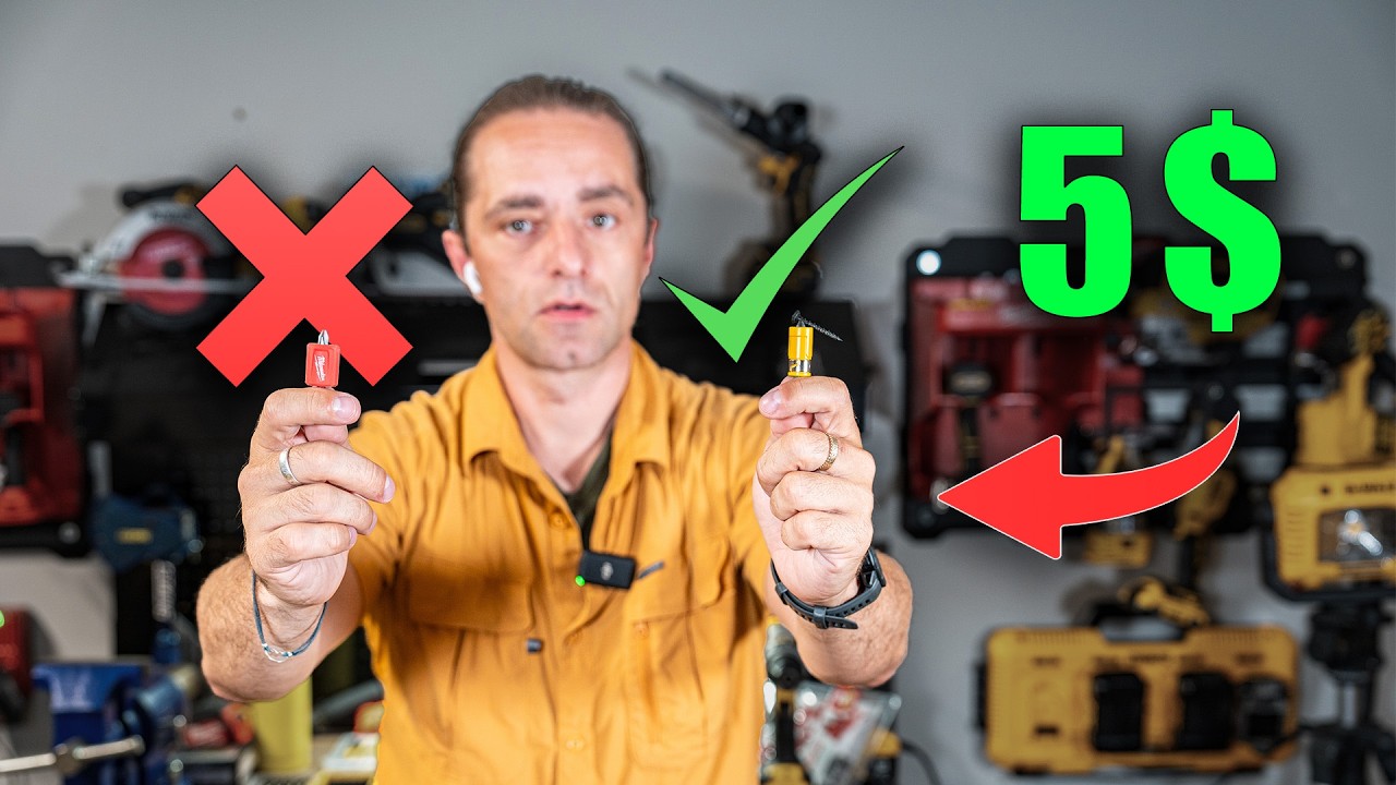 Полезная вещь за 5$?  Магнитный замок держатель для бит DeWALT VS Milwaukee тест и обзор #instrby