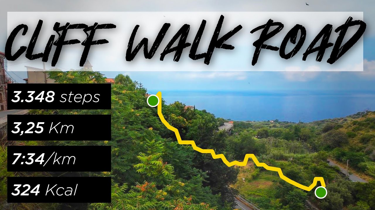 25 06 21 &mdash; From Joppolo to Coccorino by a cliff road | 3.25 km at 7:34/km