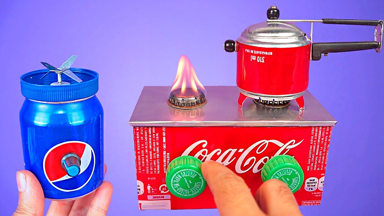 I Built Amazing Mini Appliances with Soda Cans