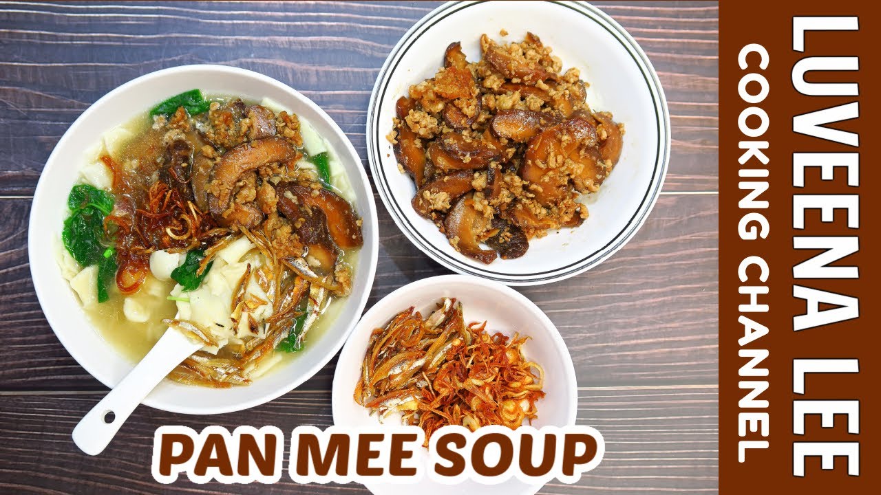🔴🔴 Pan Mee Soup Recipe - How To Make Pan Mee Soup