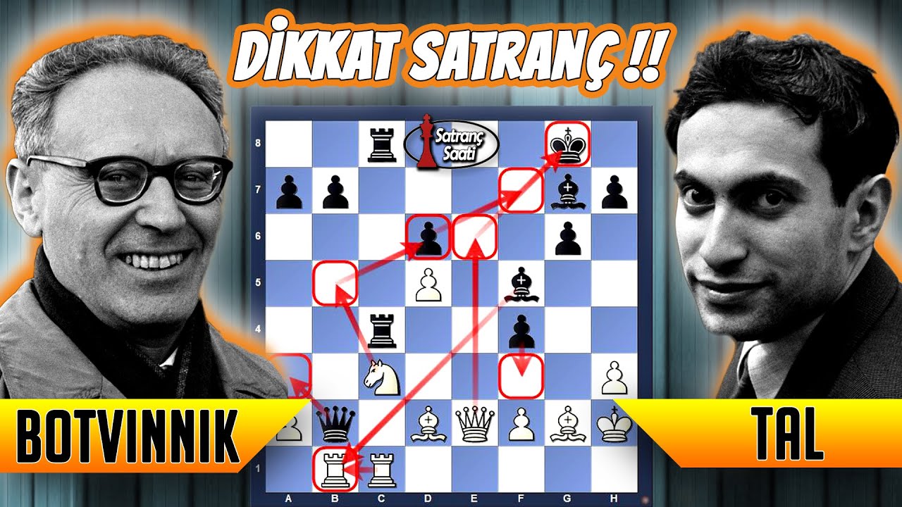 Satranç ve Hesaplama - Mikhail Botvinnik vs Mikhail Tal - Dünya Satranç Şampiyonluğu Maçı 1960